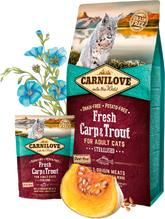 Carnilove Aliment Sec pour Chat stérilisés Carpe et truite fraîches